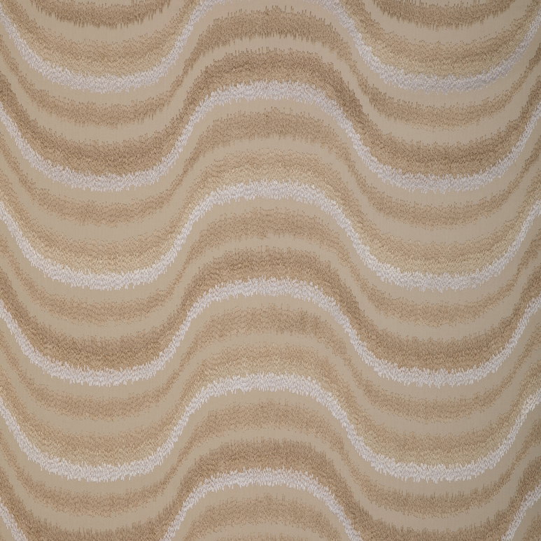 Brunschwig &amp; Fils Du Son Embroidery Beige Fabric
