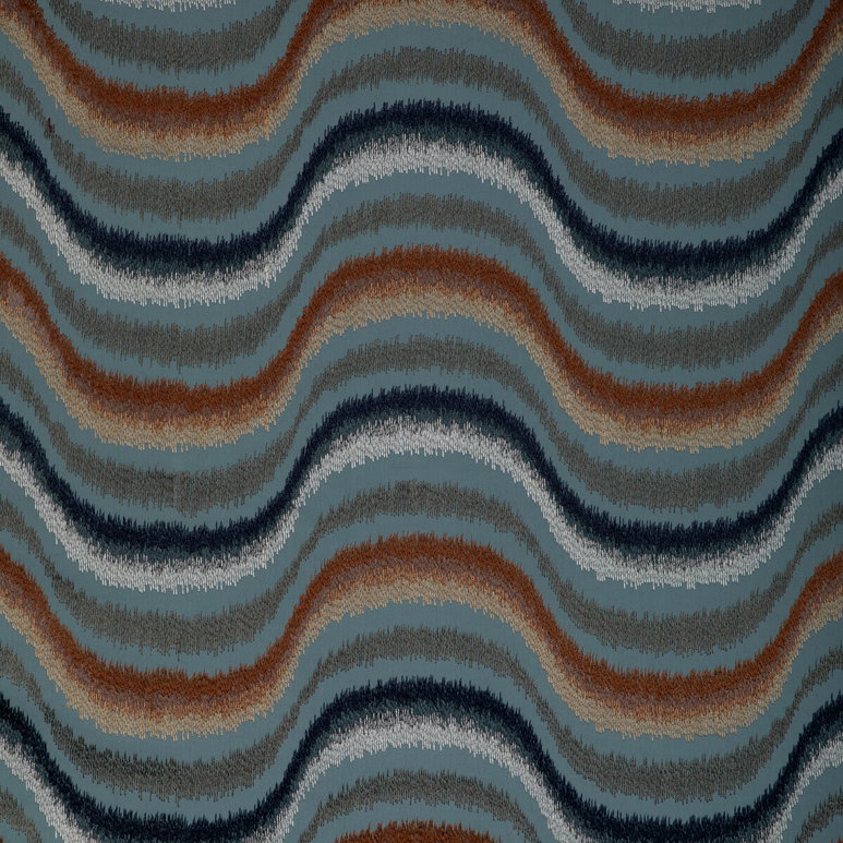 Brunschwig &amp; Fils Du Son Embroidery Topaz Fabric