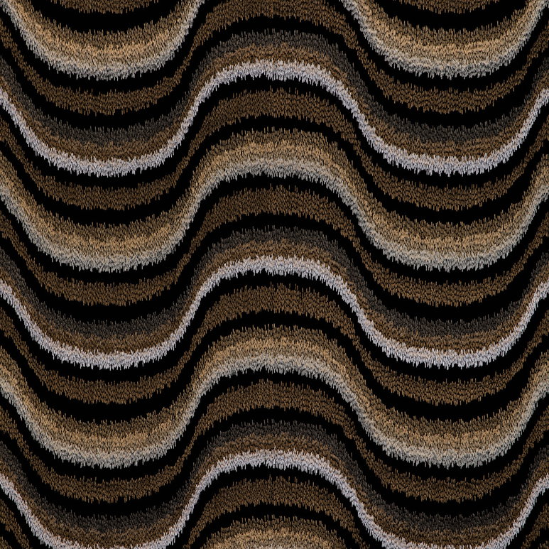 Brunschwig &amp; Fils Du Son Embroidery Onyx Fabric