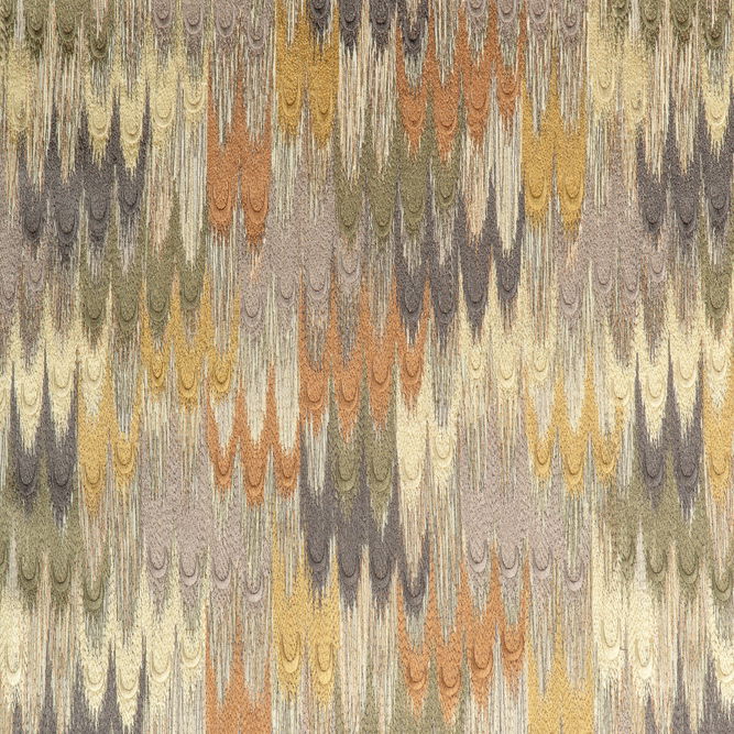 Brunschwig &amp; Fils Duval Embroidery Pumice/Opal Fabric