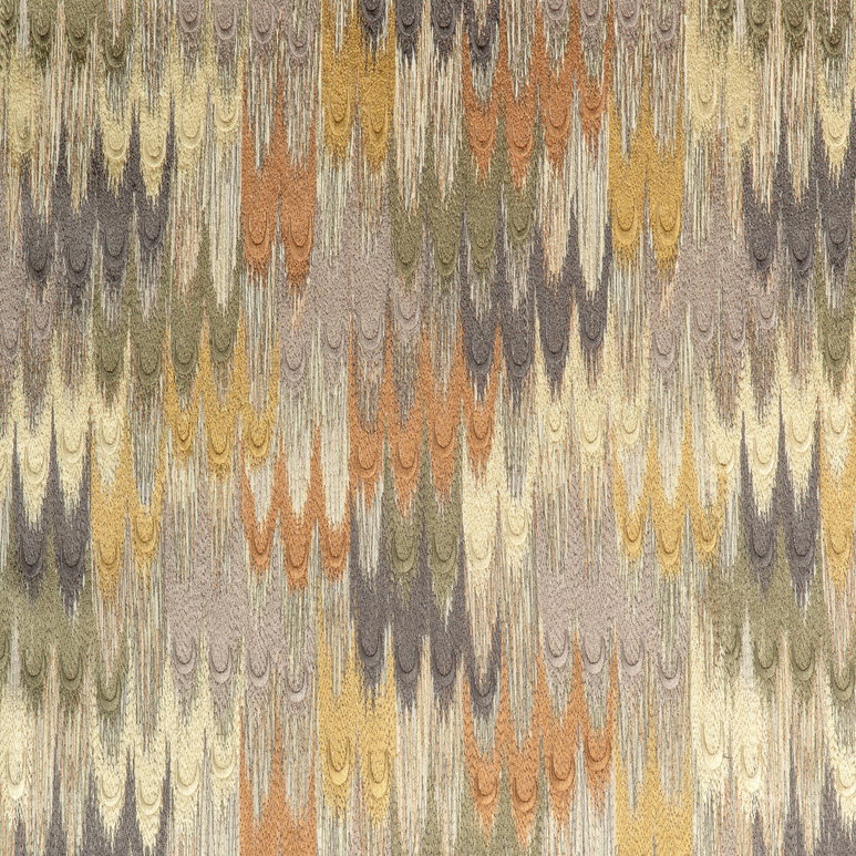 Brunschwig &amp; Fils Duval Embroidery Pumice/Opal Fabric
