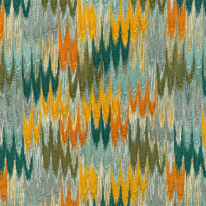 Brunschwig &amp; Fils Duval Embroidery Teal/Topaz Fabric