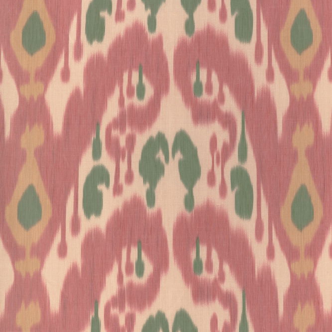 Brunschwig &amp; Fils Bukara Warp Print Petal Fabric