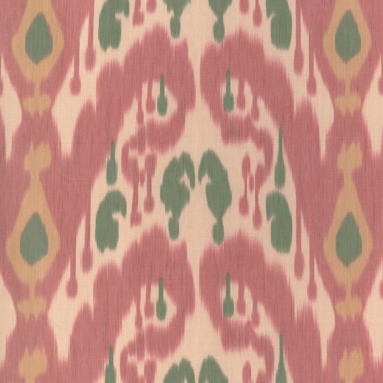 Brunschwig &amp; Fils Bukara Warp Print Petal Fabric