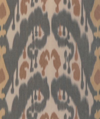 Brunschwig & Fils Bukara Warp Print Ebony Fabric