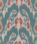 Brunschwig & Fils Bukara Warp Print Lake Fabric