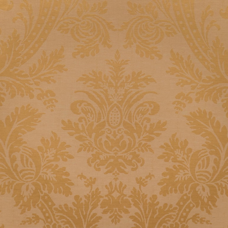 Brunschwig &amp; Fils Arnaud Damask Gold Fabric
