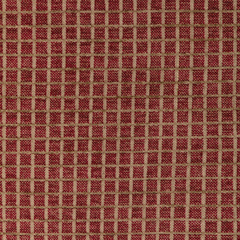 Brunschwig &amp; Fils Chiron Texture Red Fabric