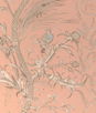 Brunschwig & Fils Bird And Thistle II Peach Fabric