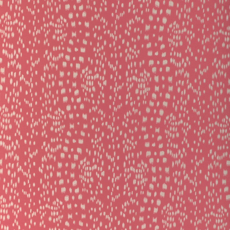 Brunschwig &amp; Fils Les Touches Reverse Pink Fabric