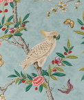 Brunschwig & Fils Kanchou Print Aqua Fabric