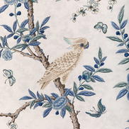 Brunschwig & Fils Kanchou Print Azure Fabric