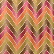 Brunschwig & Fils Cascade Print Berry/Leaf Fabric