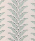 Brunschwig & Fils Fougere Embroidery Aqua Fabric