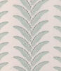 Brunschwig & Fils Fougere Embroidery Aqua Fabric