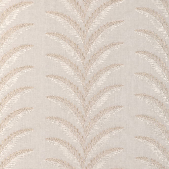 Brunschwig &amp; Fils Fougere Embroidery Cream Fabric