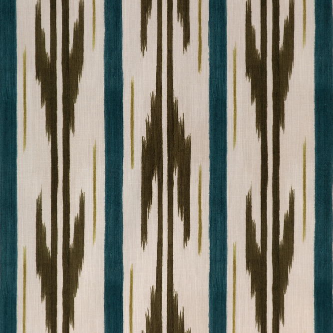 Brunschwig &amp; Fils Le Mistral Print Marine Fabric