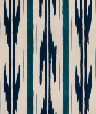 Brunschwig & Fils Le Mistral Print Indigo Fabric