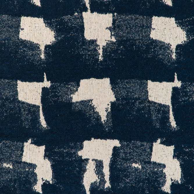 Brunschwig &amp; Fils Les Falaises Weave Indigo Fabric