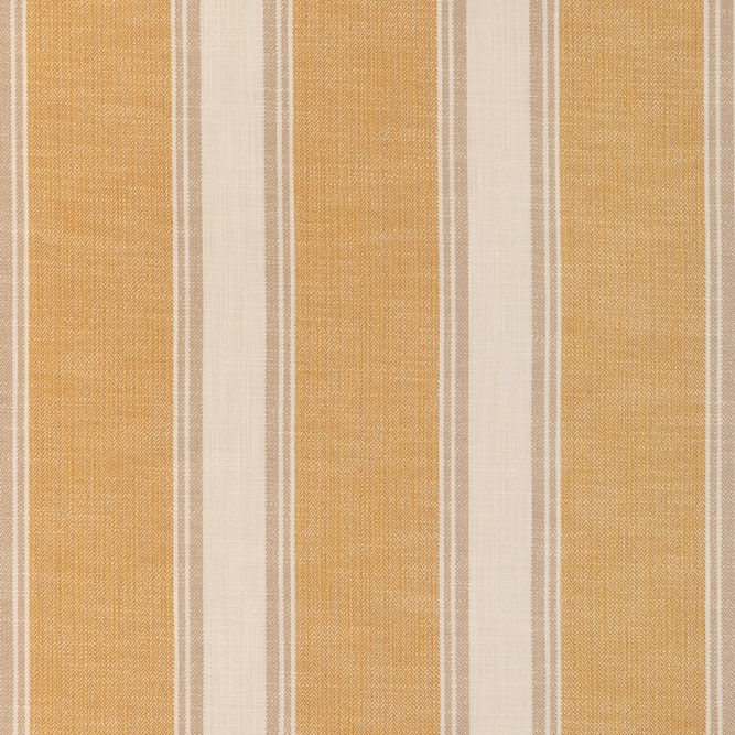 Brunschwig &amp; Fils La Riviera Stripe Ochre Fabric