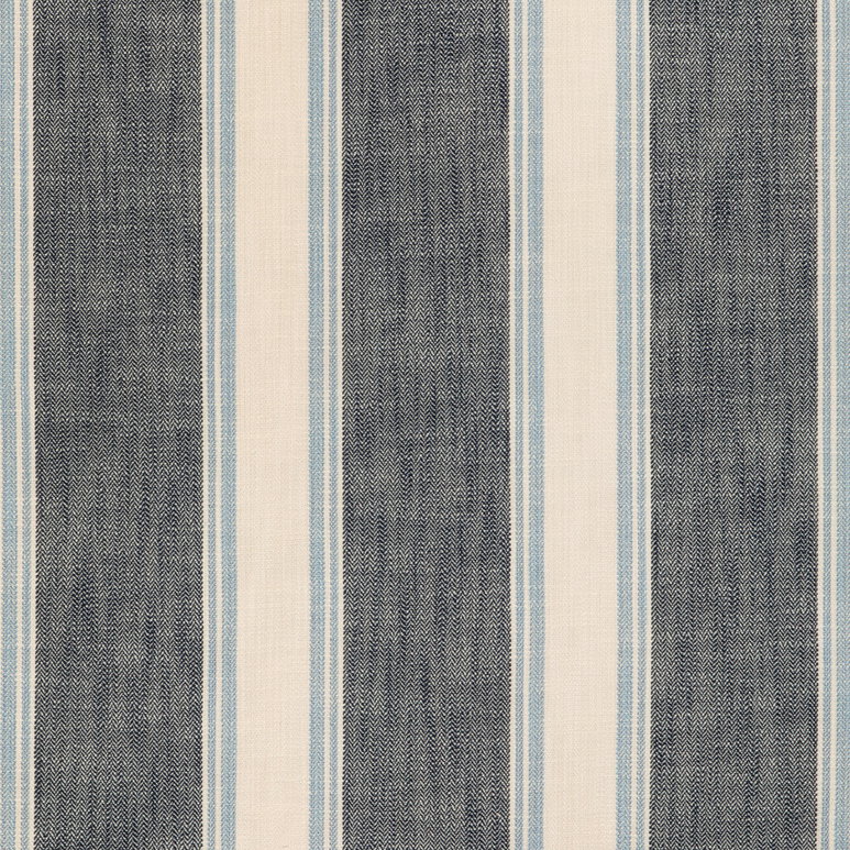 Brunschwig &amp; Fils La Riviera Stripe Blue Fabric
