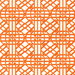 Brunschwig & Fils Pavilion Trellis Orange Fabric