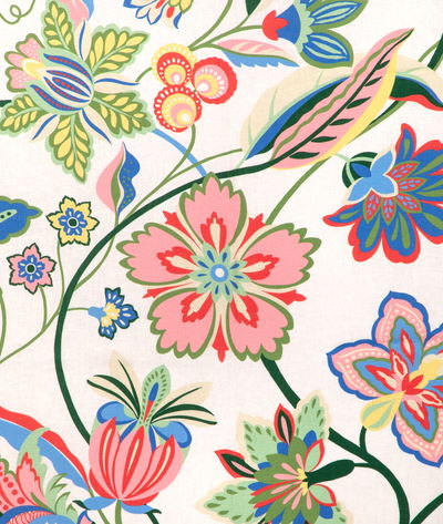Brunschwig & Fils Botanique Print Multi Fabric