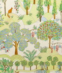 Brunschwig & Fils Folklore Print Meadow Fabric