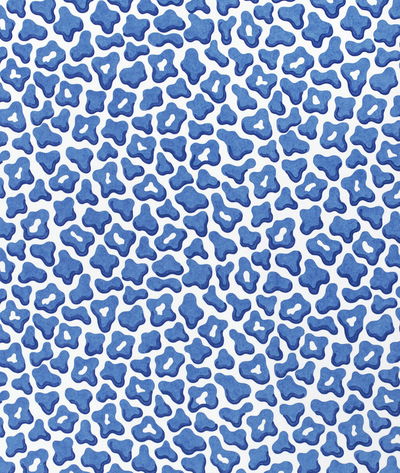 Brunschwig & Fils Guepard Print Blue Fabric