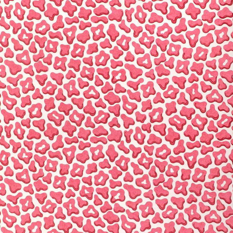 Brunschwig &amp; Fils Guepard Print Pink Fabric
