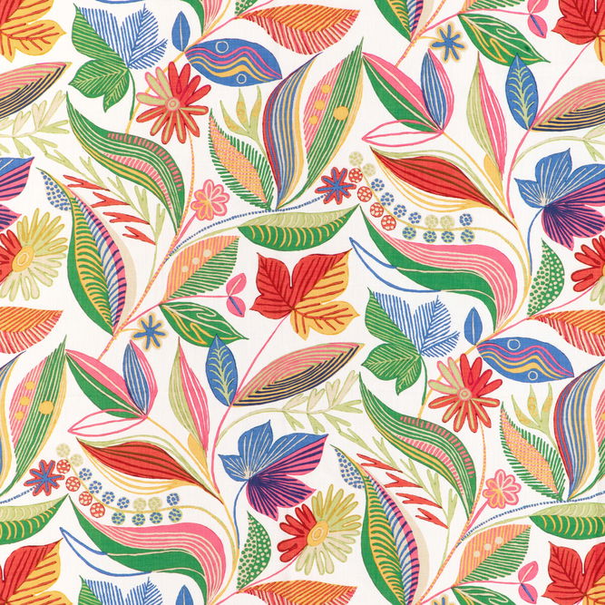 Brunschwig &amp; Fils Carlsten Print Spring Fabric