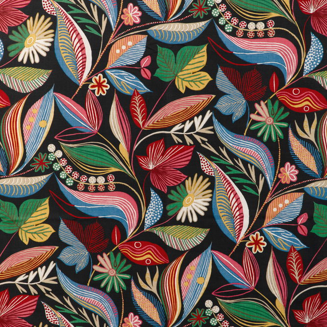 Brunschwig &amp; Fils Carlsten Print Multi Fabric