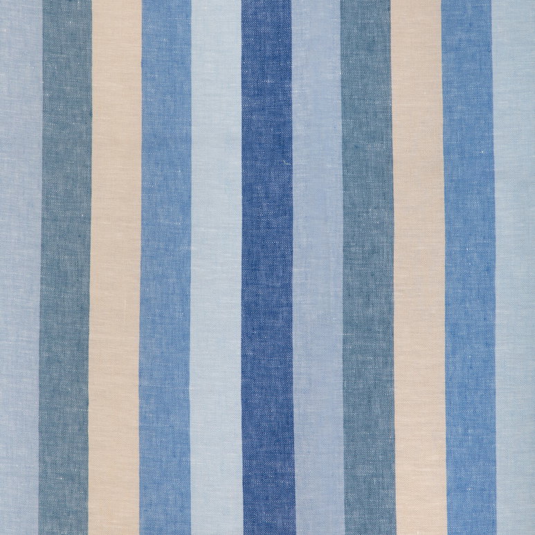Brunschwig &amp; Fils Picnic Stripe Blue Fabric