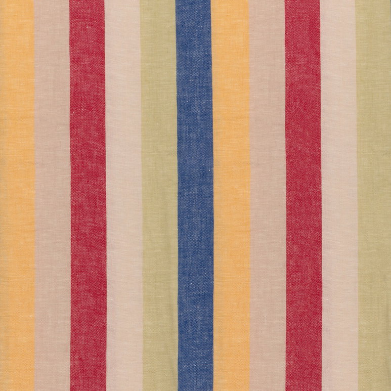 Brunschwig &amp; Fils Picnic Stripe Primary Fabric