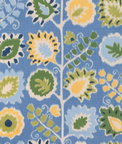 Brunschwig & Fils Rosendal Warp Print Delft Fabric