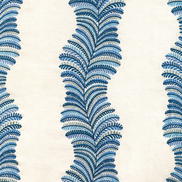 Brunschwig & Fils Rowan Embroidery Blue Fabric