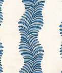 Brunschwig & Fils Rowan Embroidery Blue Fabric