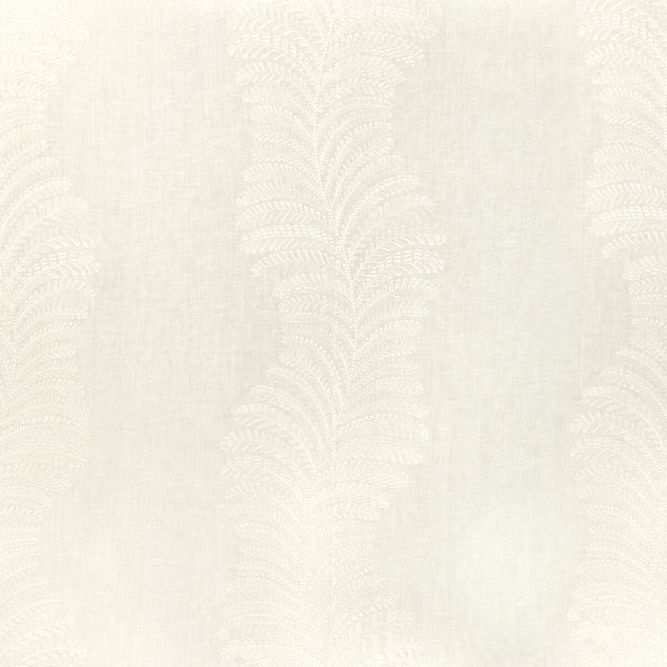Brunschwig &amp; Fils Rowan Sheer Ivory Fabric