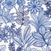Brunschwig & Fils Woodruff Embroidery Blue Fabric