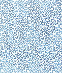 Brunschwig & Fils Bramble Embroidery Blue Fabric