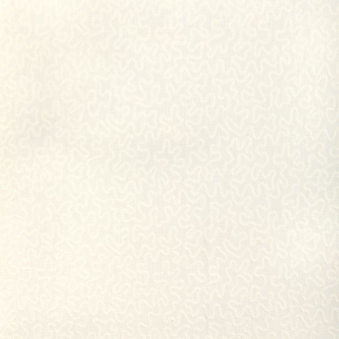 Brunschwig &amp; Fils Bramble Embroidery Ivory Fabric