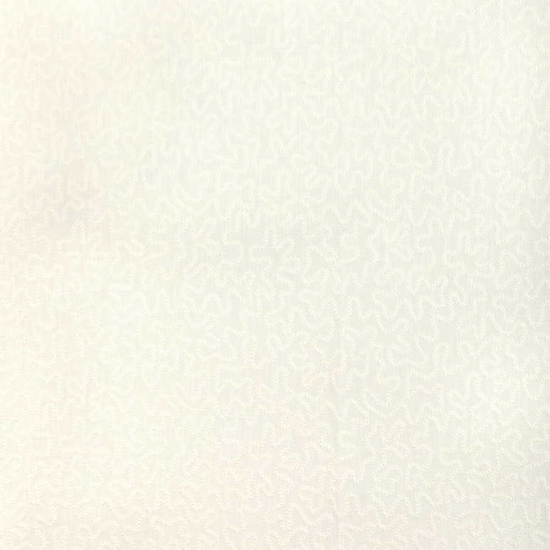 Brunschwig &amp; Fils Bramble Embroidery Ivory Fabric
