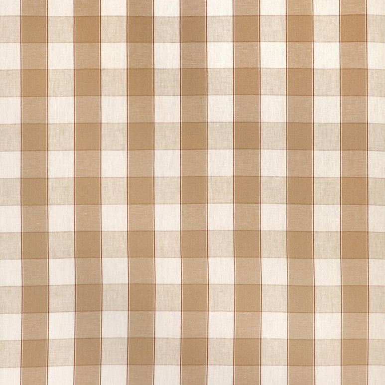 Brunschwig &amp; Fils Clemens Check Beige Fabric