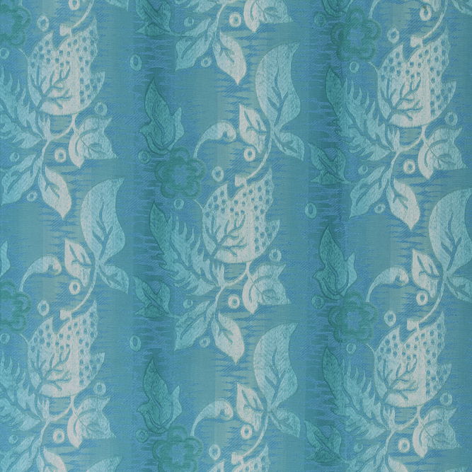 Brunschwig &amp; Fils Primavera Brocatelle Aqua Fabric