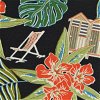 Tommy Bahama Outdoor Beach Scenes Charcoal Fabric - Image 2