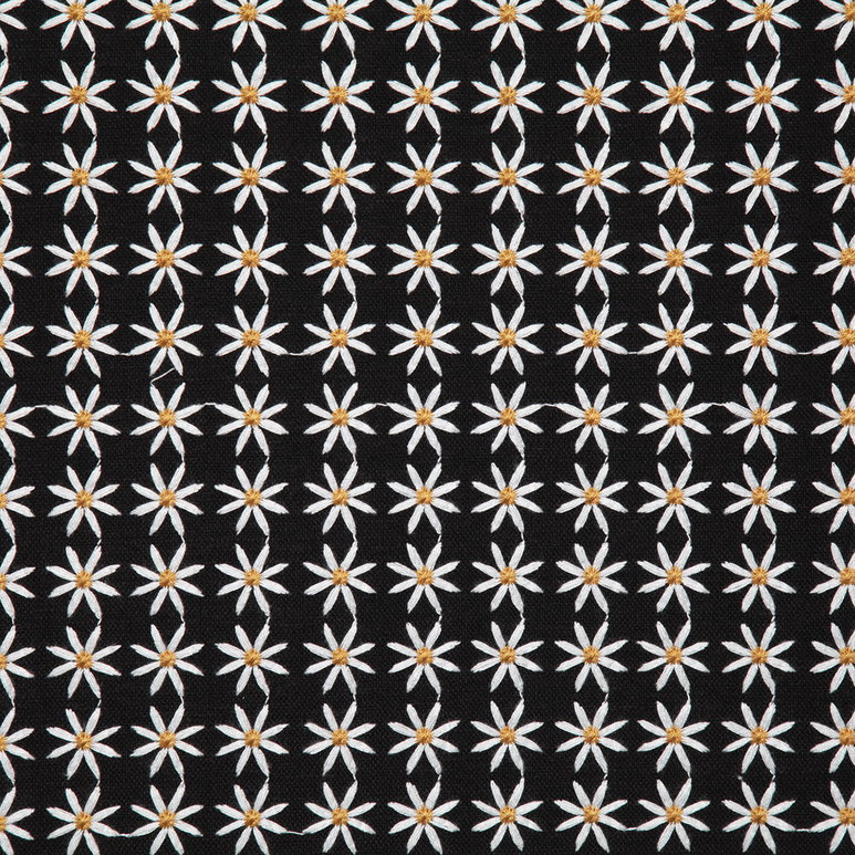 Pindler &amp; Pindler Daisy Black Fabric