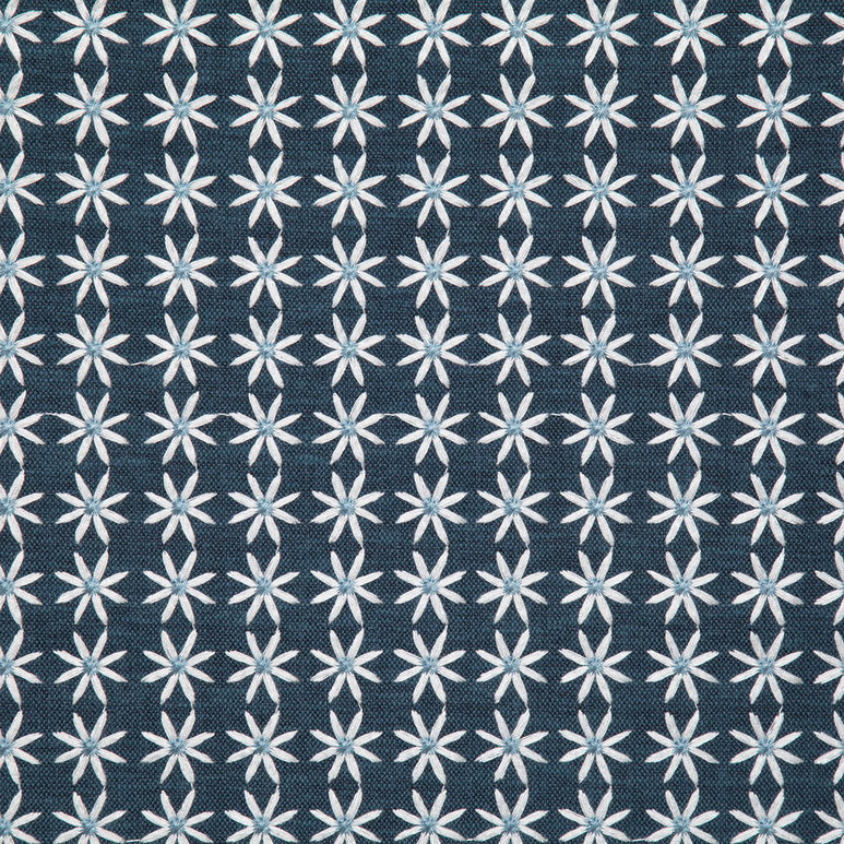 Pindler &amp; Pindler Daisy Blue Fabric