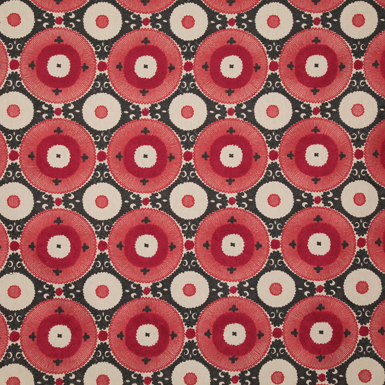 Pindler &amp; Pindler Walterson Red Fabric