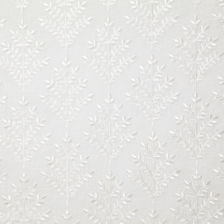 Pindler &amp; Pindler Leilani White Fabric