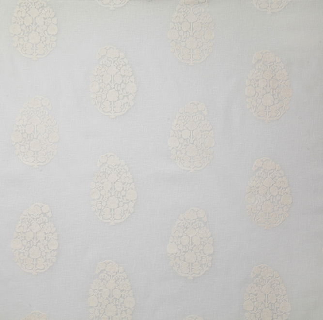 Pindler &amp; Pindler Bella White Fabric